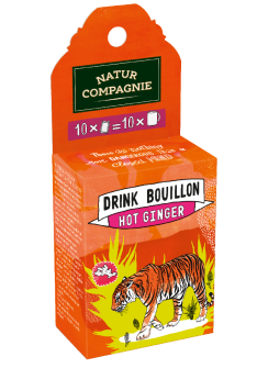 Produktseiten Packung Trink Buillion ginger 250x335 - Des bouillons à boire à la place du thé