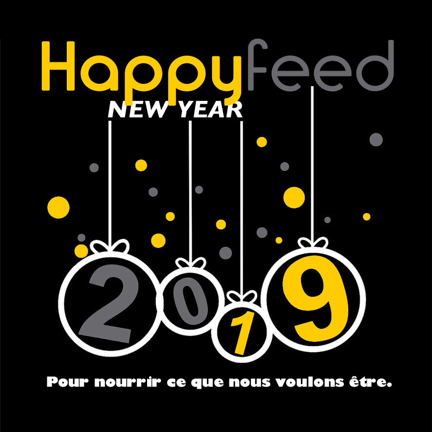 2019 - Happyfeed vous souhaite une année 2019 positive !