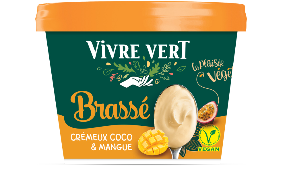 VV 3D BRASSE mangue - Vivre Vert, le végétal gourmand et engagé au rayon frais