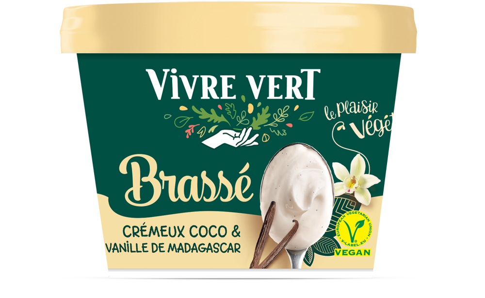 VV 3D BRASSE vanille - Vivre Vert, le végétal gourmand et engagé au rayon frais