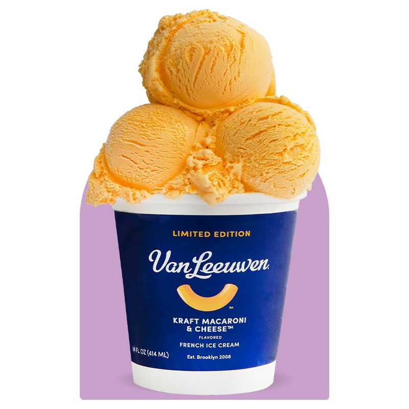 kraft dinner ice cream - Une crème glacée aux macaronis et au fromage