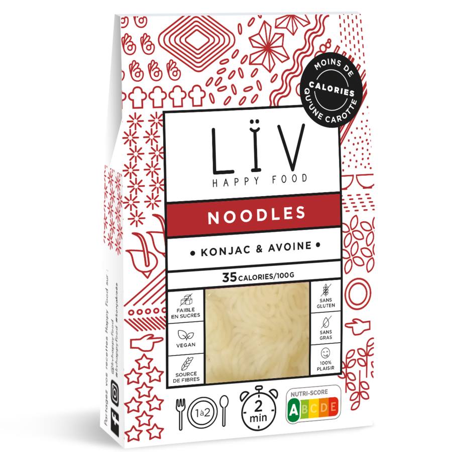liv noodle - LÏV, plats gourmands à base de konjac