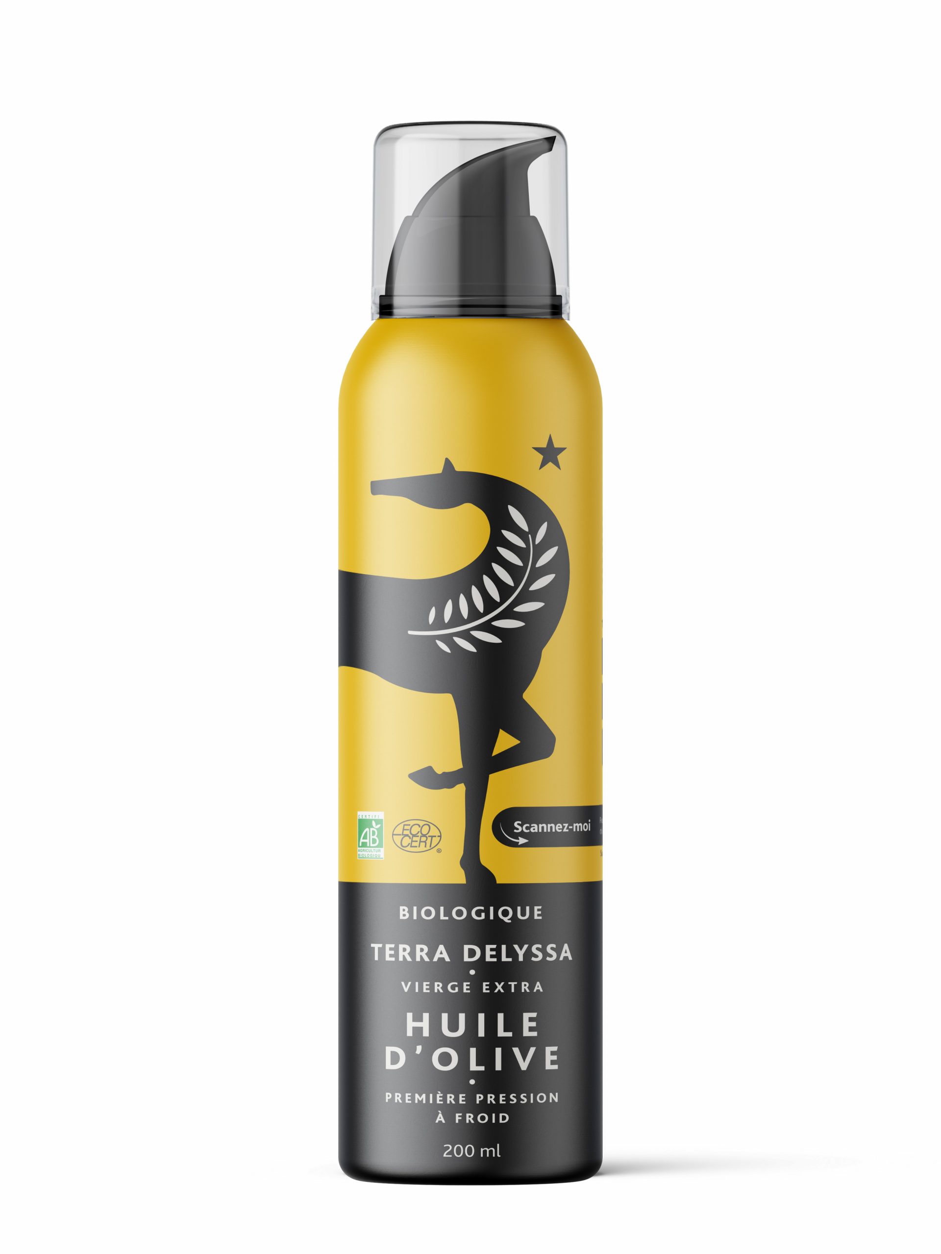 Huile d'olive en vaporisateur biologique Pam